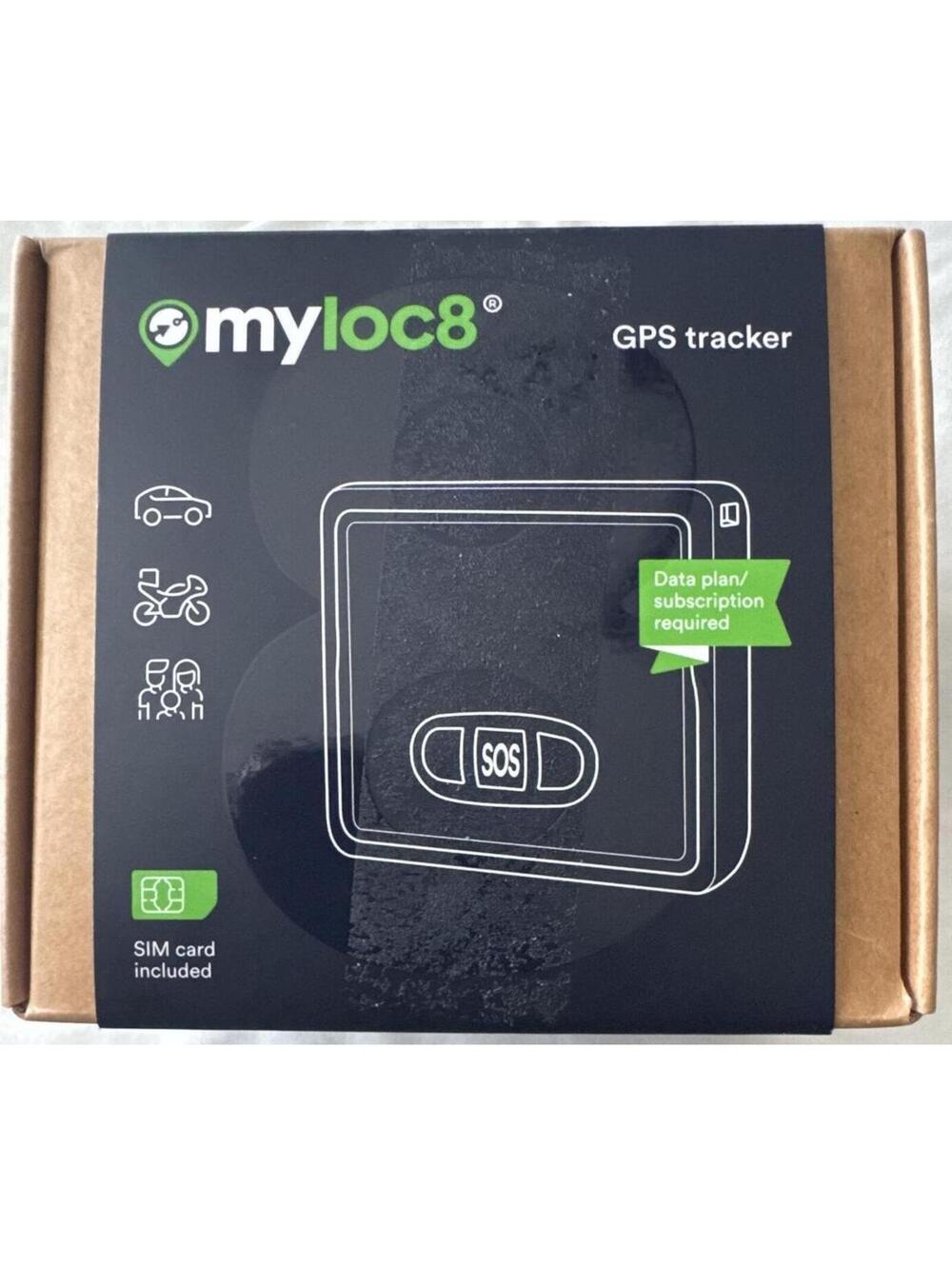 myloc8 GPS Tracker Model MYLC003 4G GSM Real-Time Location Anti-Theft Device NEW